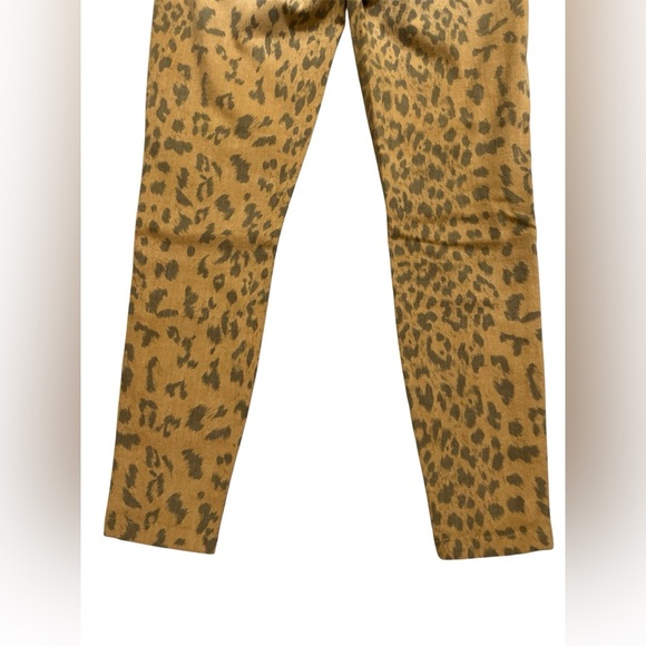 Current/Elliott the stiletto camel leopard  Patterned Jeans size 24 - Picture 7 of 9